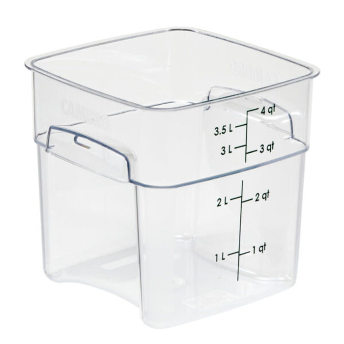 CAMBRO Square Polycarbonate Storage Container Clear 4 Ltr - SCS4004-C