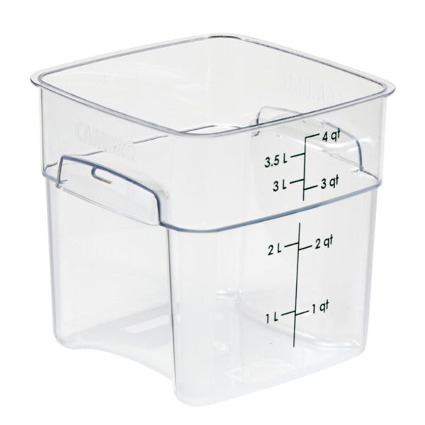 CAMBRO Square Polycarbonate Storage Container Clear 4 Ltr - SCS4004-C