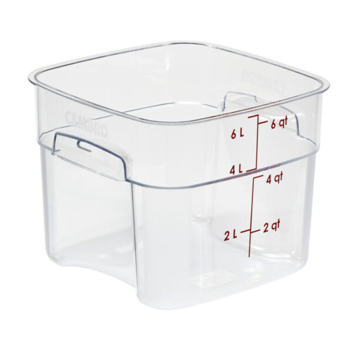 CAMBRO Square Polycarbonate Storage Container Clear 6 Ltr - SCS4006-C