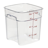 CAMBRO Square Polycarbonate Storage Container Clear 8 Ltr - SCS4007-C