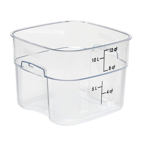 CAMBRO Square Polycarbonate Storage Container Clear 12 Ltr - SCS4010-C