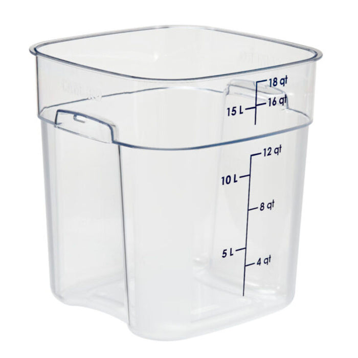 CAMBRO Square Polycarbonate Storage Container Clear 17 Ltr - SCS4015-C