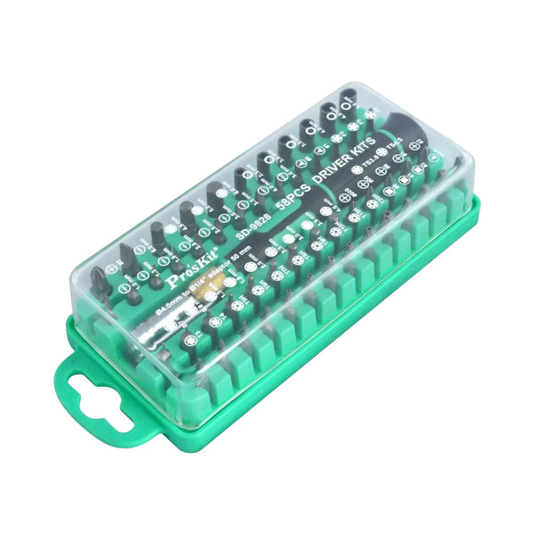 PROSKIT 58-PIECE SCREWDRIVER SET - NET-SCREW-SD-9828