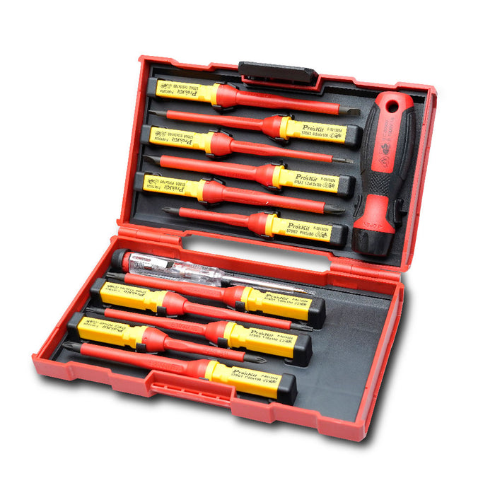 PROSKIT SD-V861 13-PIECE VDE SCREWDRIVER KIT - NET-SD-V861