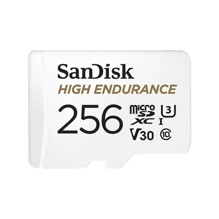 SANDISK HIGH ENDURANCE 256GB CLASS 10 MICROSDXC CARD WITH ADAPTER,SDSQQNR-256G-GN6IA