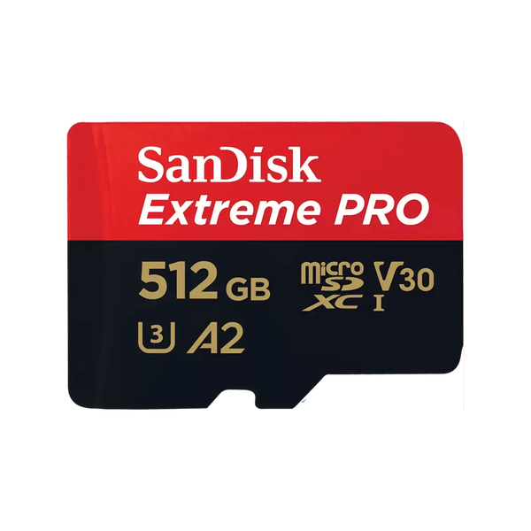 Sandisk Extreme Pro 512GB 4K Video microSDXC Card
