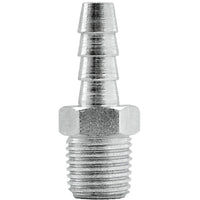 Hose Tail, Barbed Fitting - 1/4 Inch x 10mm - Metal Hose Barb Connector for Secure Hose Connections