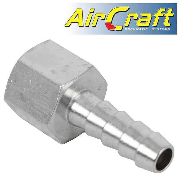 CONNECTOR HOSETAIL 1/4'F X 8MM  2PACK