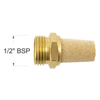 Brass Pneumatic Muffler 1/2