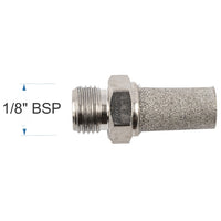 Metal Conical Muffler 1/8