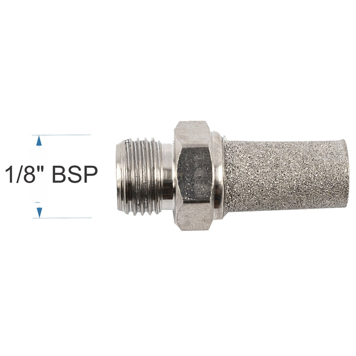 Metal Conical Muffler 1/8