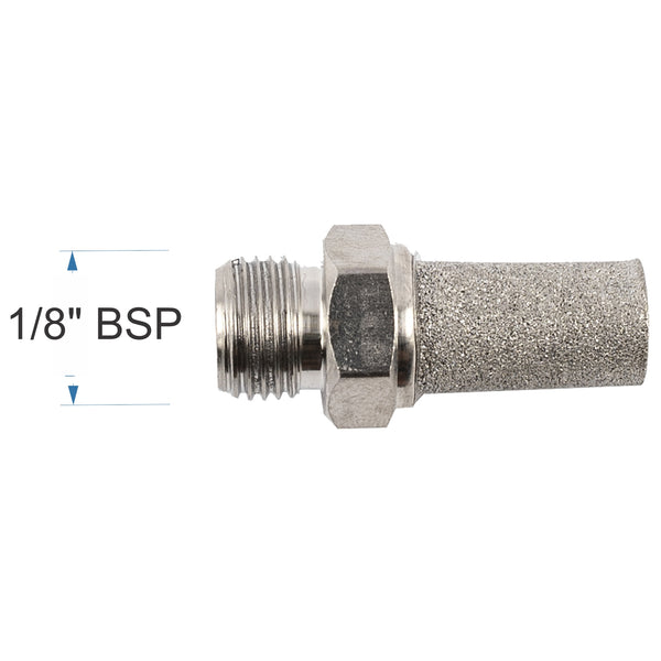 Metal Conical Muffler 1/8" BSP Male - Pneumatic Exhaust Silencer |  Air Compressor Noise Reducer | Chavda.com