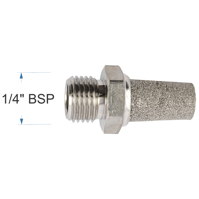 Metal Conical Muffler, 1/4