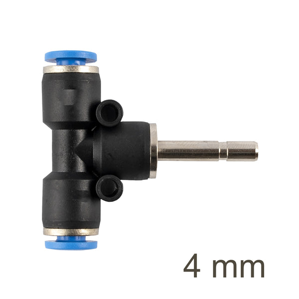 Pneumatic T-Joint Fitting PU 4mm - Push to Connect Tee Connector