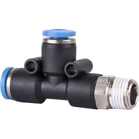 PU Hose Fitting Tee 4mm x 4mm x 1/8