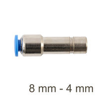 Pneumatic Reducing Connector PU 8mm to 4mm - Push to Connect Fitting