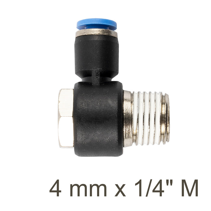 Swivel Elbow PU 4mm x 1/4