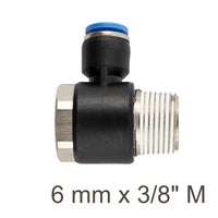Aircraft Swivel Elbow Pu 6 Mm X 3/8' M Sg Aph06 03