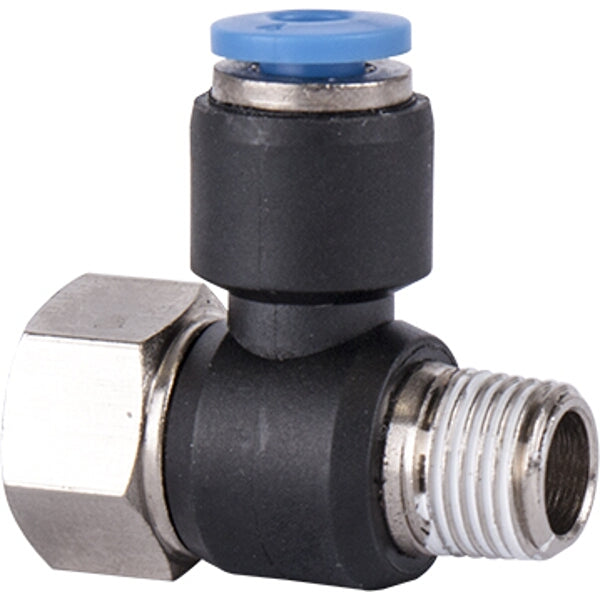 PU Hose Fitting Tee 4mm x 1/8'F x 1/8'M - Pneumatic Connector for Air Hose - Buy at chavda.com