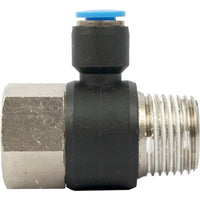 PU Hose Fitting Tee 6mm x 1/2