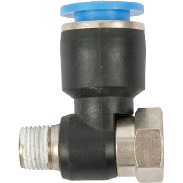 PU Hose Fitting Tee 10mm x 1/8"F x 1/8"M Pneumatic Connector - Buy at Chavda.com