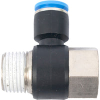 PU Hose Fitting Tee 10mm x 1/2