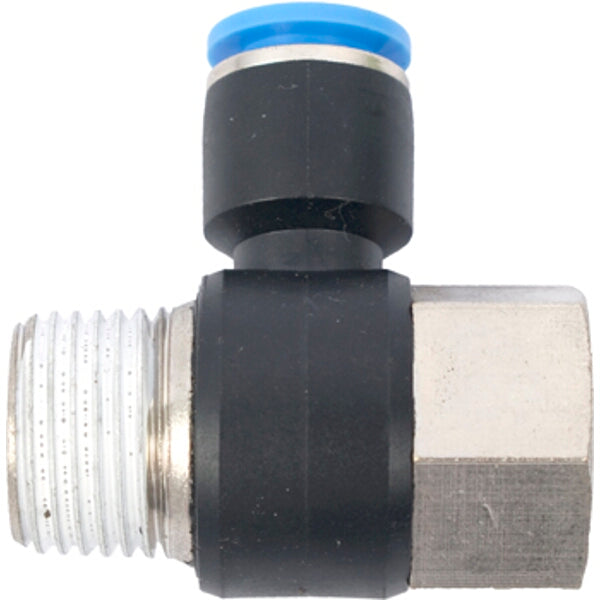 PU Hose Fitting Tee 10mm x 1/2" Female x 1/2" Male - Pneumatic Connector
