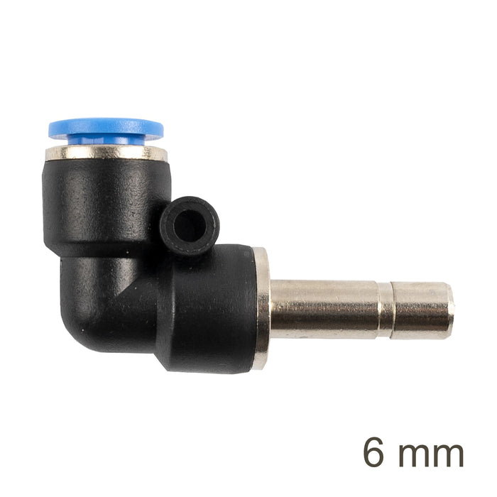 Insert Elbow PU 6mm Pneumatic Fitting - Elbow Connector for Pneumatic Systems