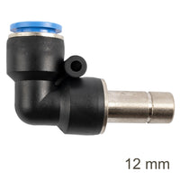 Pneumatic Fitting: 12mm Elbow Push to Connect - Chavda.com