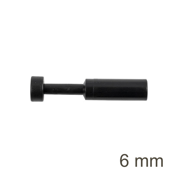 Black Closing Plug PU 6MM | Pneumatic Fitting | Air Hose Connector | Chavda.com