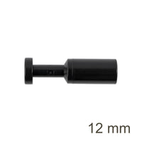 CLOSING PLUG PU 12MM - Black Polyurethane Sealing Plug for 12mm Openings | chavda.com