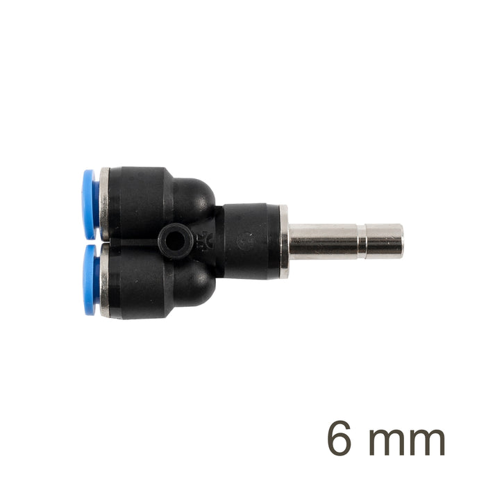 Pneumatic Y-Joint Fitting, PU 6mm - Air Hose Connector