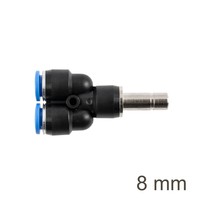 8mm Pneumatic Y-Connector Fitting - Push to Connect Joint for Air Hose - Chavda.com
