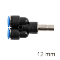 PU 12mm Pneumatic Y-Joint Connector Fitting | chavda.com