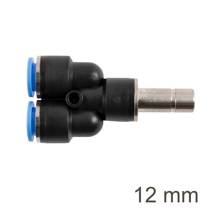 PU 12mm Pneumatic Y-Joint Connector Fitting | chavda.com