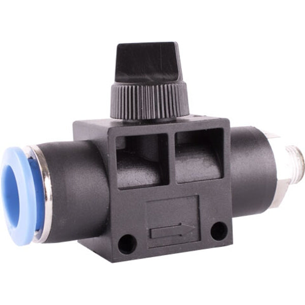 PU Hose Fitting Valve 12mm x 1/8\'M - Pneumatic Air Flow Control Valve - chavda.com
