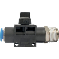 PU Hose Fitting Valve 10mm x 1/2