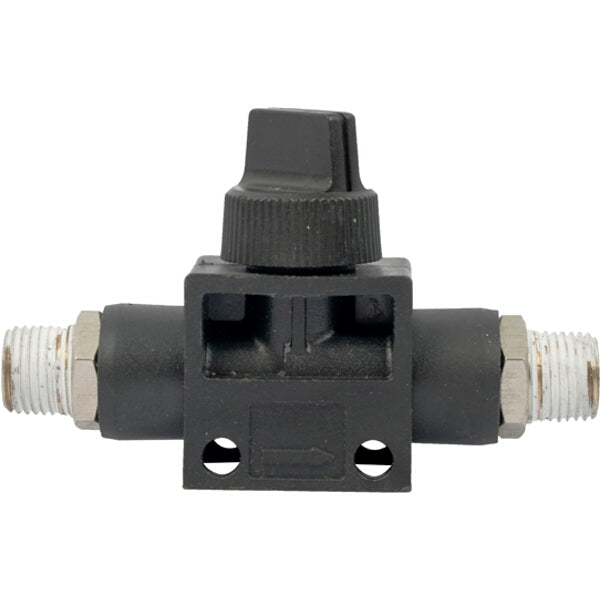 PU Hose Fitting Valve 1/8" Male x 1/8" Male - Pneumatic Air Flow Control - Chavda.com