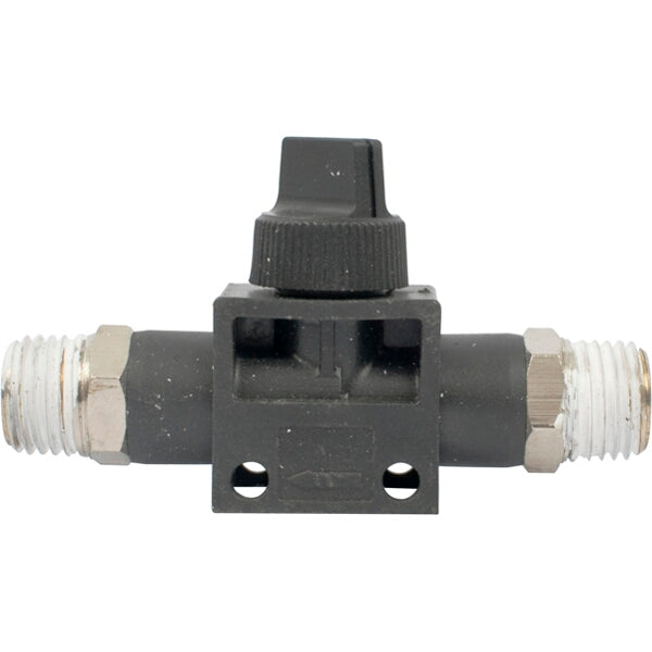 PU Hose Fitting Valve 1/4"M x 1/4"M - Flow Control Valve for PU Tubing