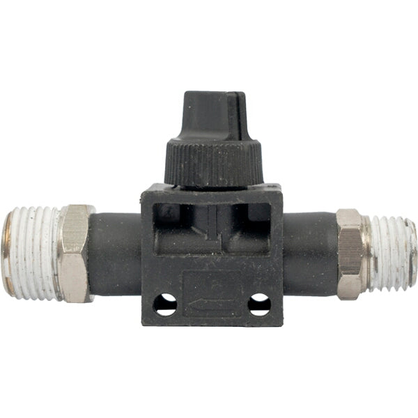 PU Hose Fitting Valve - 3/8'M x 1/4'M - Flow Control Valve - chavda.com