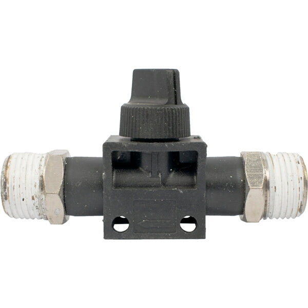 PU Hose Fitting Valve 3/8" Male x 3/8" Male - Pneumatic Air Flow Control - Chavda.com