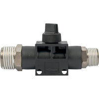 PU Hose Fitting Valve 3/8'M x 1/2'M - Adjustable Flow Control Valve