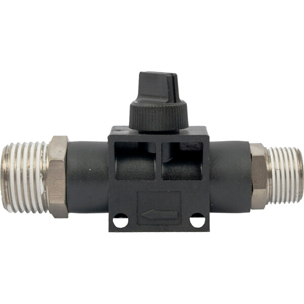 PU Hose Fitting Valve 3/8'M x 1/2'M - Adjustable Flow Control Valve