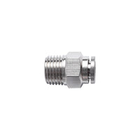Metal Pneumatic Fitting: Straight 6mm Push-in x 1/4