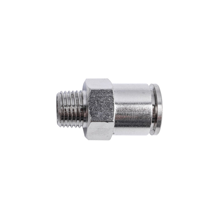 Metal PU Fitting Straight 12mm x 1/4