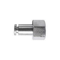Metal PU Fitting Straight 4mm 1/8