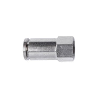 Metal PU Fitting Straight 6mm 1/8