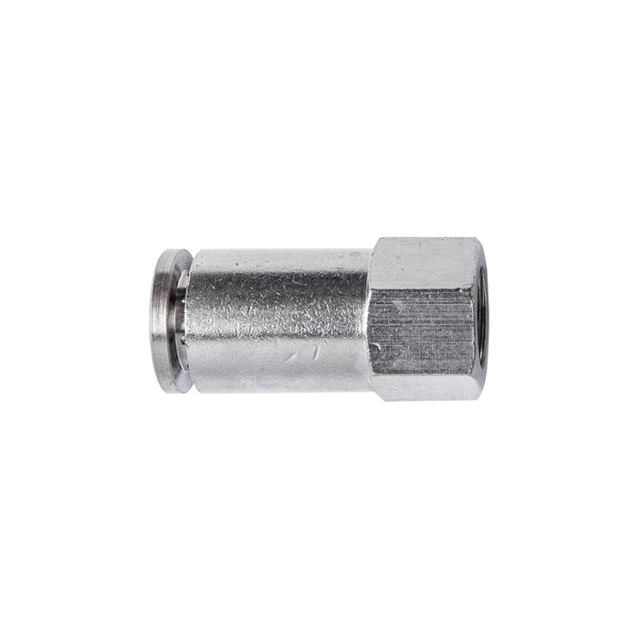 Metal PU Fitting Straight 6mm 1/8