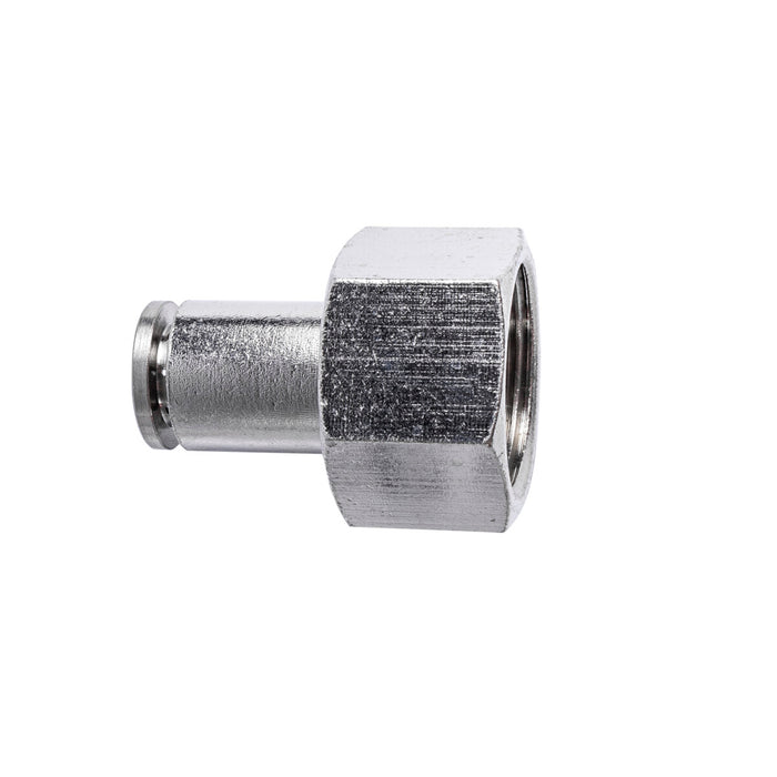 Metal PU Fitting Straight 8mm 1/2
