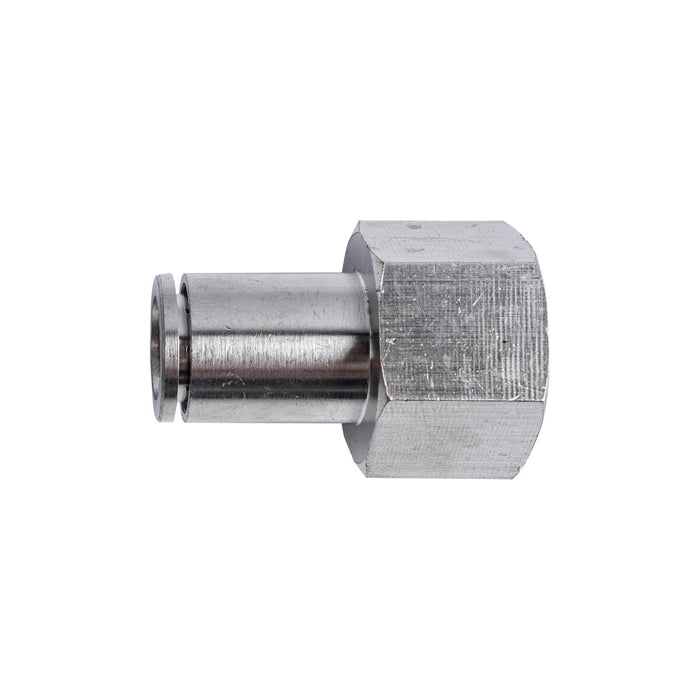 Metal PU Fitting Straight 10mm 1/2